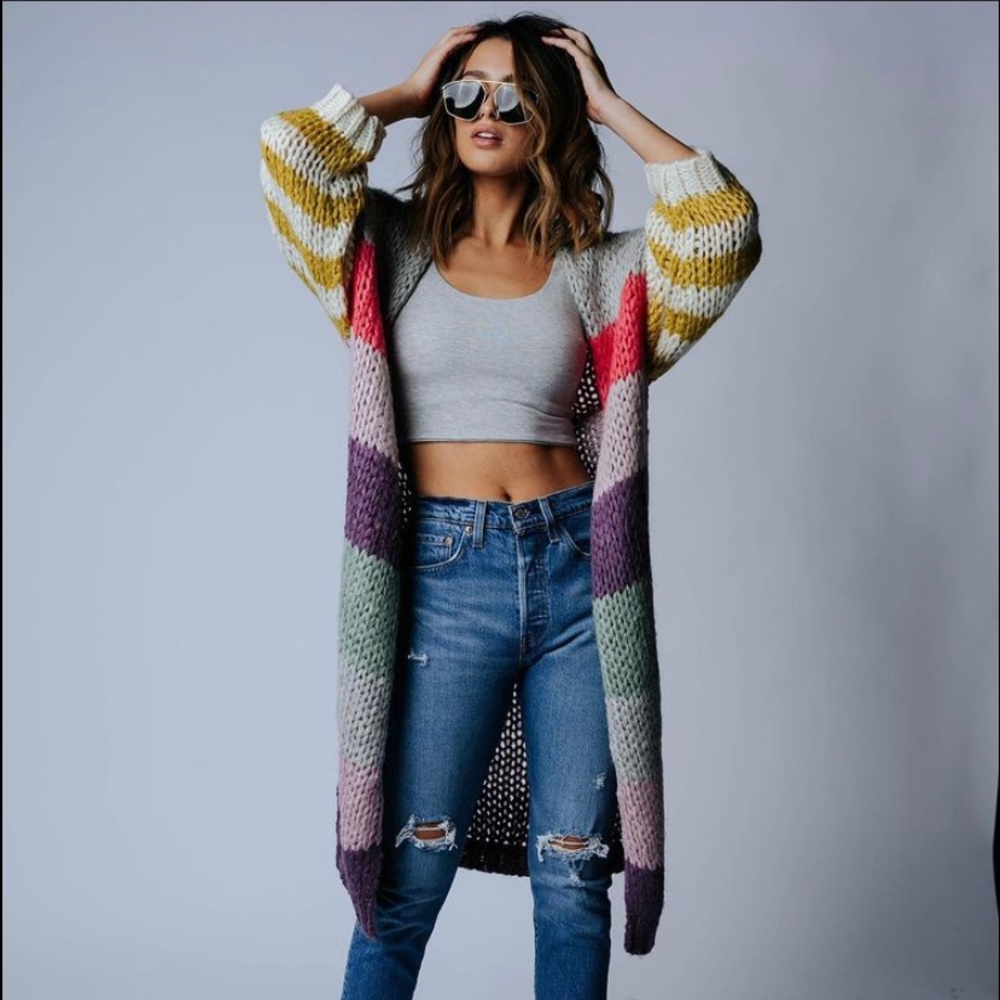 Runnin' Wild and Free Oversized Cardigan